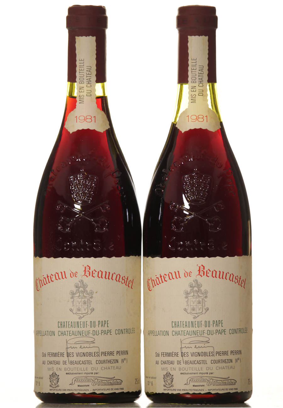Beaucastel Chateauneuf du Pape 1981 - Afbeelding 2
