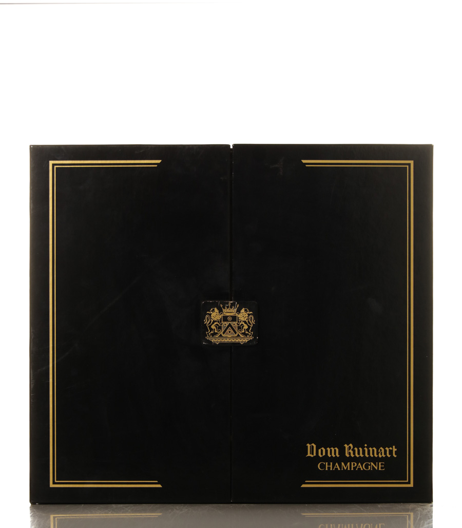 Dom Ruinart 1985 Blanc de Blancs in Giftbox with two glasses - Afbeelding 2