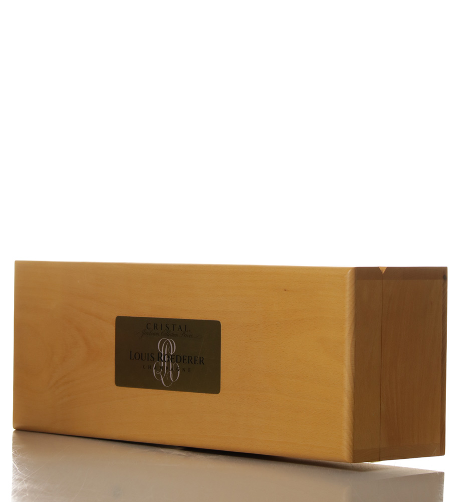 Louis Roederer Cristal 2005 Double Magnum in wooden case - Afbeelding 2