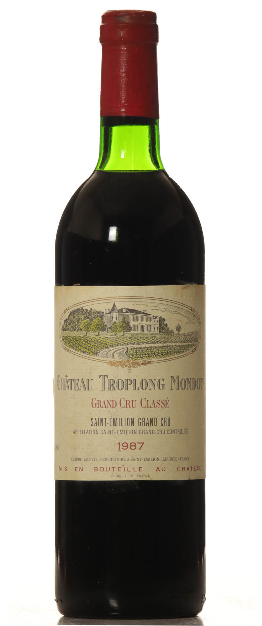 Troplong Mondot 1987 bn/vts - Afbeelding 2