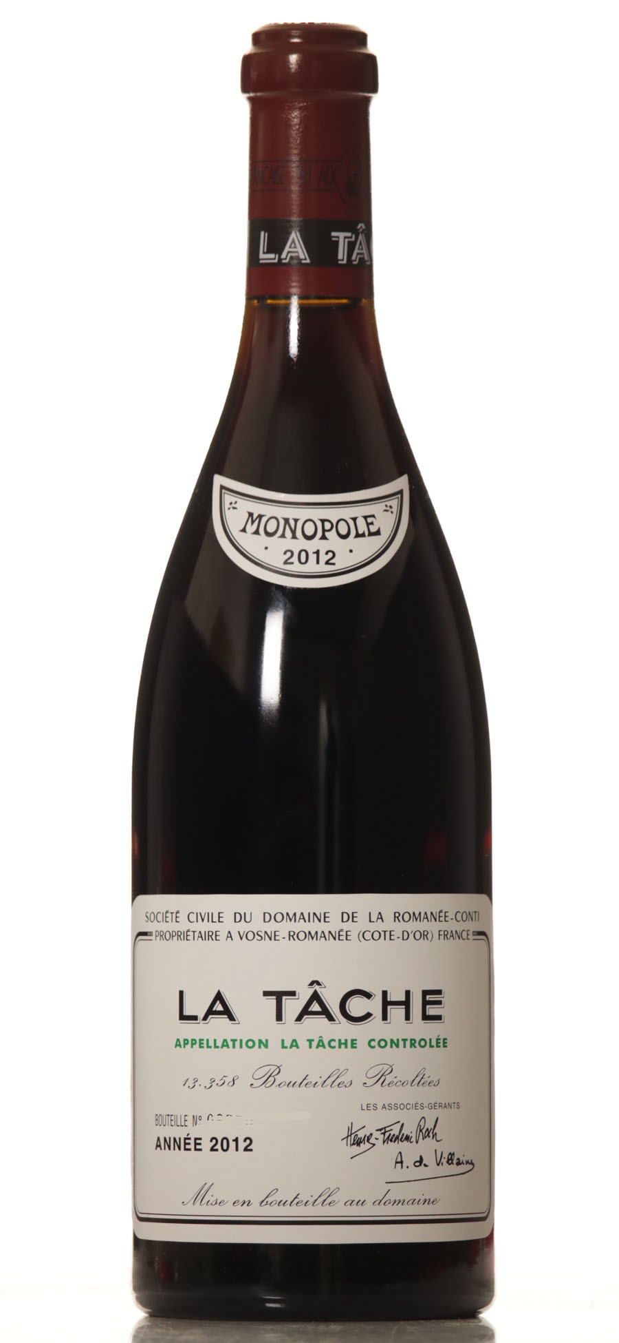 La Tache 2012 Domaine de la Romanee Conti - VINEUT