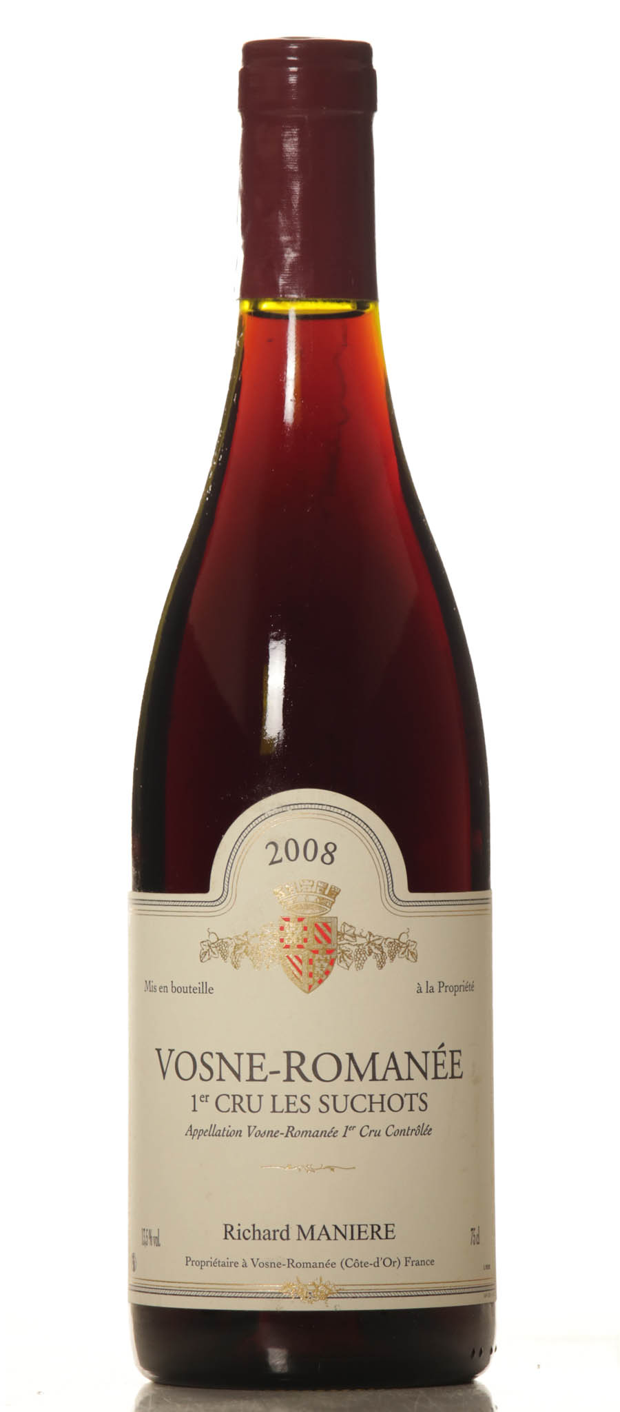 Richard Maniere Vosne Romanee Les Suchots 2008