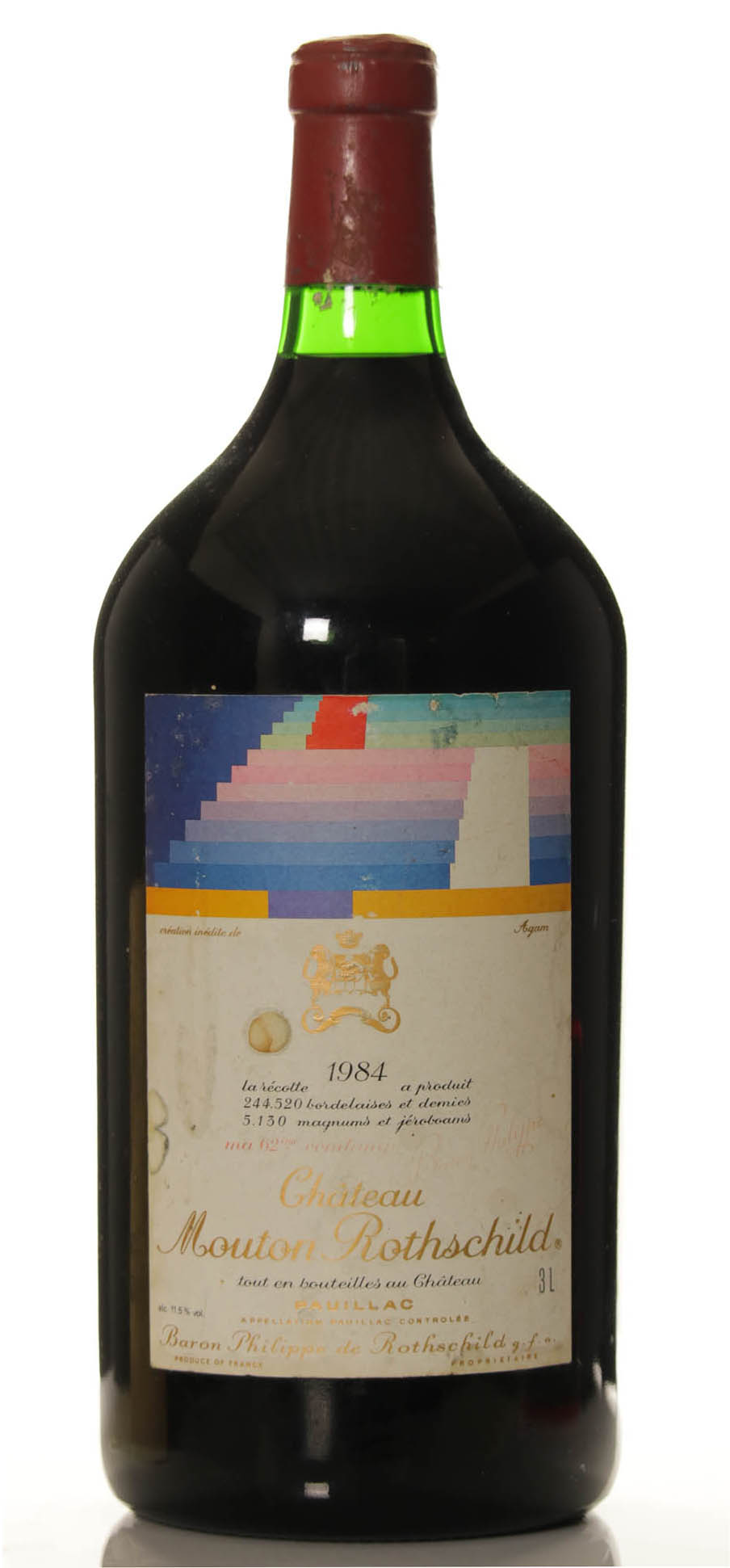 Mouton Rothschild 1984 double magnum